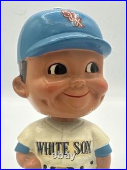 VINTAGE 60s White Sox Green Base Bobblehead Nodder