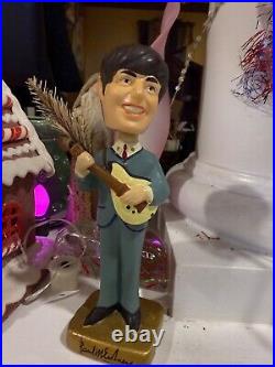 VINTAGE BEATLES CAR MASCOTS BOBBLEDHEAD PAUL McCARTNEY DOLL VINTAGE BEATLES CAR MASCOTS BOBBLEDHEAD PAUL McCARTNEY DOLL