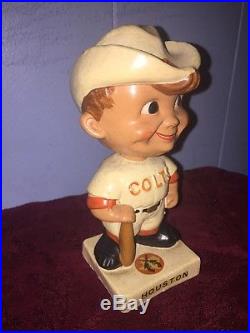 Vintage Bobble Head Nodder Houston Colts Japan One Of Many Listed