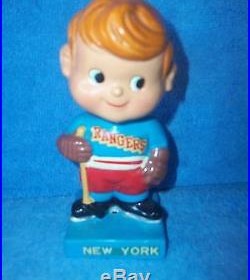 Vintage Bobble Head Nodder New York Rangers Japan 1962 One Of Many Listed