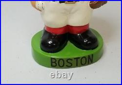 VINTAGE BOSTON RED SOX 1960's NODDER BOBBLEHEAD GREEN BASE