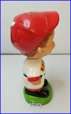 VINTAGE BOSTON RED SOX 1960's NODDER BOBBLEHEAD GREEN BASE