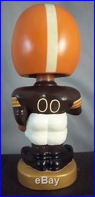 VINTAGE Cleveland Browns Black player Toes-Up Nodder, bobbing, bobblehead doll