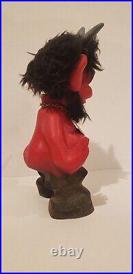 VINTAGE DEVIL BELZEBU HEICO BOBBLE HEAD FIGURE 60s