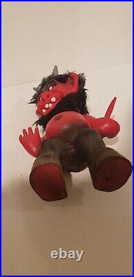VINTAGE DEVIL BELZEBU HEICO BOBBLE HEAD FIGURE 60s
