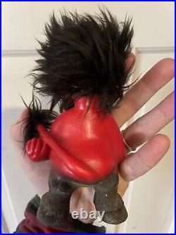 VINTAGE FIGURE BOBBLE HEAD DEVIL BELZEBU HEICO MADE IN GERMANY 1960s