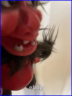 VINTAGE FIGURE BOBBLE HEAD DEVIL BELZEBU HEICO MADE IN GERMANY 1960s