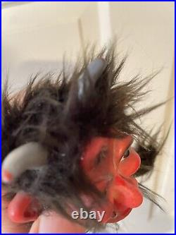 VINTAGE FIGURE BOBBLE HEAD DEVIL BELZEBU HEICO MADE IN GERMANY 1960s