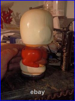 VINTAGE FOOTBALL QUARTERBACK ALL AMERICAN BANK BOBBLEHEAD NODDER JAPAN 1960s