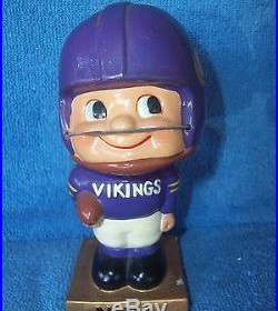 Vintage Minnesota Vikings Bobble Head Nodder One Of Many Nodders Listed