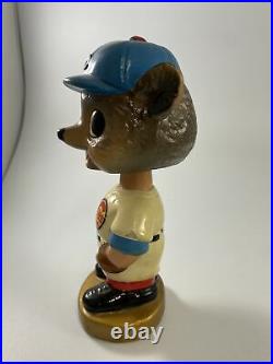 VINTAGE MLB CHICAGO CUBS CUBBY BEAR MASCOT BOBBLEHEAD NODDER 1960's