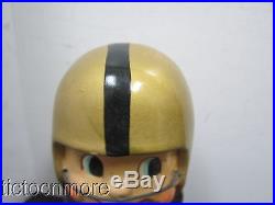 Vintage NFL Pittsburgh Steelers Footbal P Bobble Head Gold Base Original