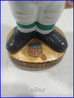VINTAGE PHILADELPHIA EAGLES NFL FOOTBALL PLAYER BOBBLEHEAD NODDER 1960's