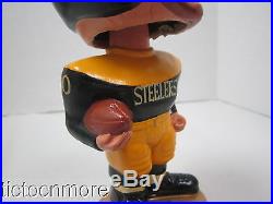 Vintage Pittsburgh Steelers #00 Football Player NFL Bobblehead Nodder Gold Base