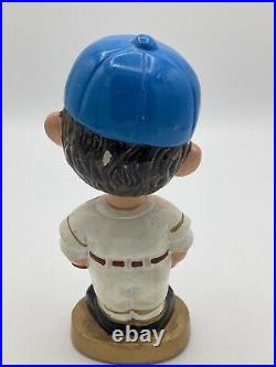 VINTGE 1970s MLB Milwaukee Brewers Baseball Bobblehead Nodder Gold Base Blue Hat