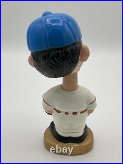 VINTG 1970s MLB Milwaukee Brewers Baseball Bobblehead Nodder Gold Base Blue Hat