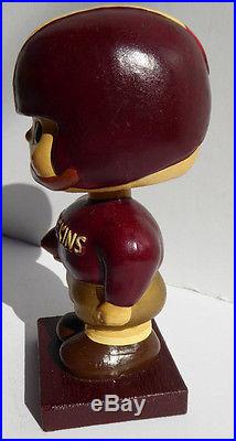 VTG 1960'S WASHINGTON REDSKINS NFL FOOTBALL BOBBLE HEAD NODDER SQUARE BASE Japan VTG 1960'S WASHINGTON REDSKINS NFL FOOTBALL BOBBLE HEAD NODDER SQUARE BASE Japan