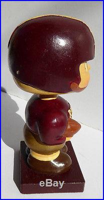 VTG 1960'S WASHINGTON REDSKINS NFL FOOTBALL BOBBLE HEAD NODDER SQUARE BASE Japan VTG 1960'S WASHINGTON REDSKINS NFL FOOTBALL BOBBLE HEAD NODDER SQUARE BASE Japan