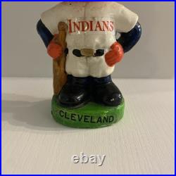 VTG? 1960's Cleveland Indians Chief Wahoo Nodder/Bobblehead, MLB, Ceramic