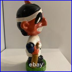 VTG? 1960's Cleveland Indians Chief Wahoo Nodder/Bobblehead, MLB, Ceramic
