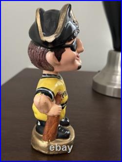 VTG 1960's Pittsburgh Pirates Bobble Head Baseball Figurine Rare Yellow Uniform
