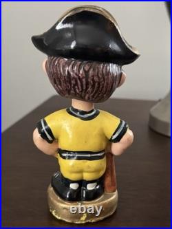 VTG 1960's Pittsburgh Pirates Bobble Head Baseball Figurine Rare Yellow Uniform