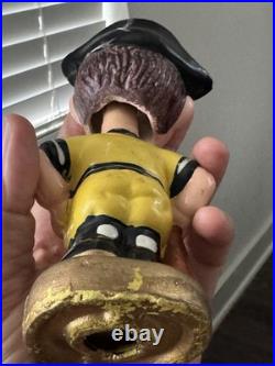 VTG 1960's Pittsburgh Pirates Bobble Head Baseball Figurine Rare Yellow Uniform