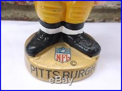 VTG 1960's Pittsburgh Steelers Pro-Novelty Japan NFL Football Bobblehead Nodder