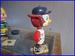 VTG 1960's St Louis Cardinals Mascot Bobblehead Bird Head Nodder Old Baseball