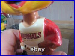 VTG 1960's St Louis Cardinals Mascot Bobblehead Bird Head Nodder Old Baseball