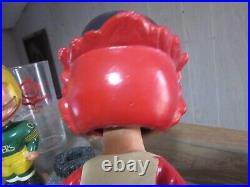 VTG 1960's St Louis Cardinals Mascot Bobblehead Bird Head Nodder Old Baseball