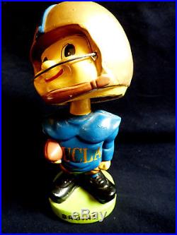 VTG 1960's UCLA Bruins College Football Bobble Head BobbleHead Nodder figurine