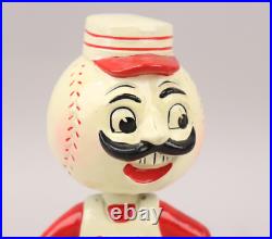 VTG 1960s Cincinnati Reds Mr. Redlegs Mascot Bobblehead Nodder Beautiful Cond