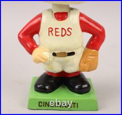 VTG 1960s Cincinnati Reds Mr. Redlegs Mascot Bobblehead Nodder Beautiful Cond