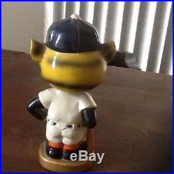 (VTG) 1960s DETROIT TIGERS MASCOT BOBBLE HEAD NODDER DOLL JAPAN GOLD BASE (VTG) 1960s DETROIT TIGERS MASCOT BOBBLE HEAD NODDER DOLL JAPAN GOLD BASE