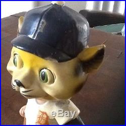 (VTG) 1960s DETROIT TIGERS MASCOT BOBBLE HEAD NODDER DOLL JAPAN GOLD BASE (VTG) 1960s DETROIT TIGERS MASCOT BOBBLE HEAD NODDER DOLL JAPAN GOLD BASE