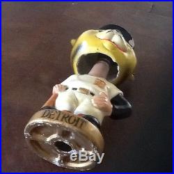 (VTG) 1960s DETROIT TIGERS MASCOT BOBBLE HEAD NODDER DOLL JAPAN GOLD BASE (VTG) 1960s DETROIT TIGERS MASCOT BOBBLE HEAD NODDER DOLL JAPAN GOLD BASE