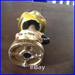 (VTG) 1960s DETROIT TIGERS MASCOT BOBBLE HEAD NODDER DOLL JAPAN GOLD BASE (VTG) 1960s DETROIT TIGERS MASCOT BOBBLE HEAD NODDER DOLL JAPAN GOLD BASE