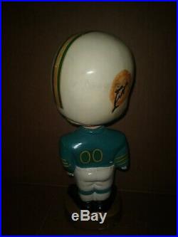 VTG 1960s NFL MIAMI DOLPHINS BOBBLEHEAD NODDER-MADE in JAPAN-BEST OFFER football