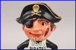 VTG 1960s Pittsburgh Pirates Mascot Bobblehead Nodder withGold Base Amazing Cond