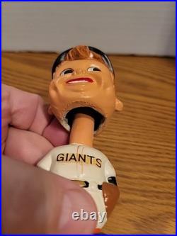 (VTG) 1960s San Francisco Giants Mini Bobble Head Nodder Doll Japan