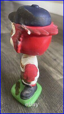 VTG 1960s St Louis Cardinals Bobblehead Fredbird Green Base Mascot Japan 7