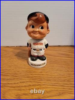 (VTG) 1960s Washington Senators Mini Bobble Head Nodder Doll Japan