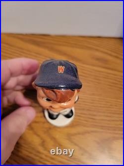 (VTG) 1960s Washington Senators Mini Bobble Head Nodder Doll Japan
