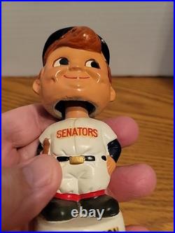 (VTG) 1960s Washington Senators Mini Bobble Head Nodder Doll Japan