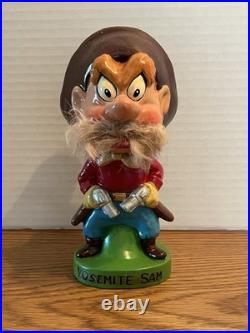 (VTG) 1960s Yosemite Sam Nodder Bobblehead Japan Warner Brothers