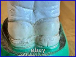 VTG 1968 MORO Rubber Bobblehead Nodder WADSWORTH BROWNS (Cleveland) Orange Brown