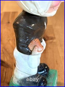 VTG 1968 MORO Rubber Bobblehead Nodder WADSWORTH BROWNS (Cleveland) Orange Brown