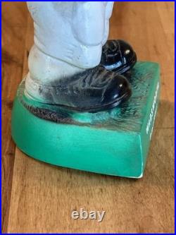 VTG 1968 MORO Rubber Bobblehead Nodder WADSWORTH BROWNS (Cleveland) Orange Brown