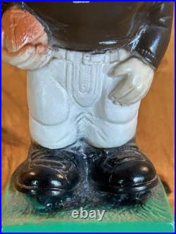 VTG 1968 MORO Rubber Bobblehead Nodder WADSWORTH BROWNS (Cleveland) Orange Brown